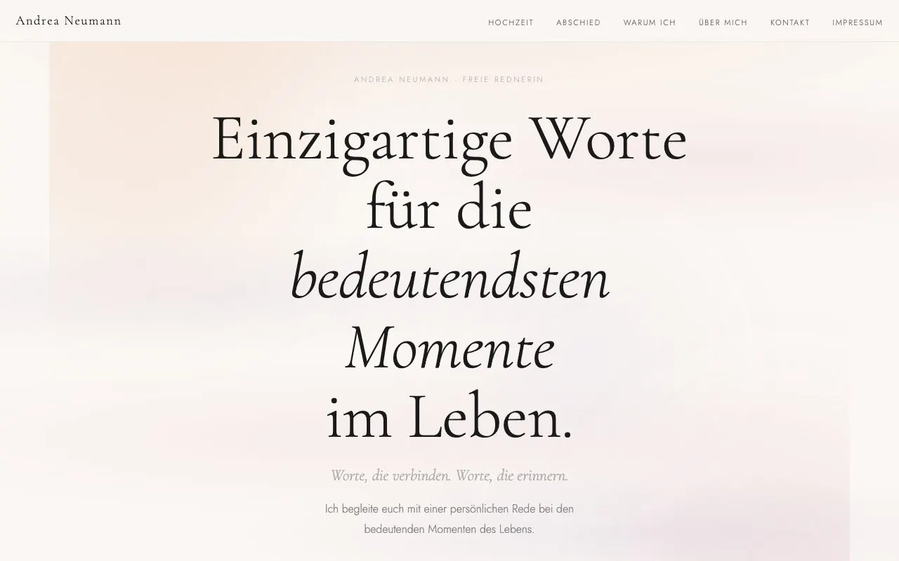 Website queenderworte.de – umgesetzt von Picme Media