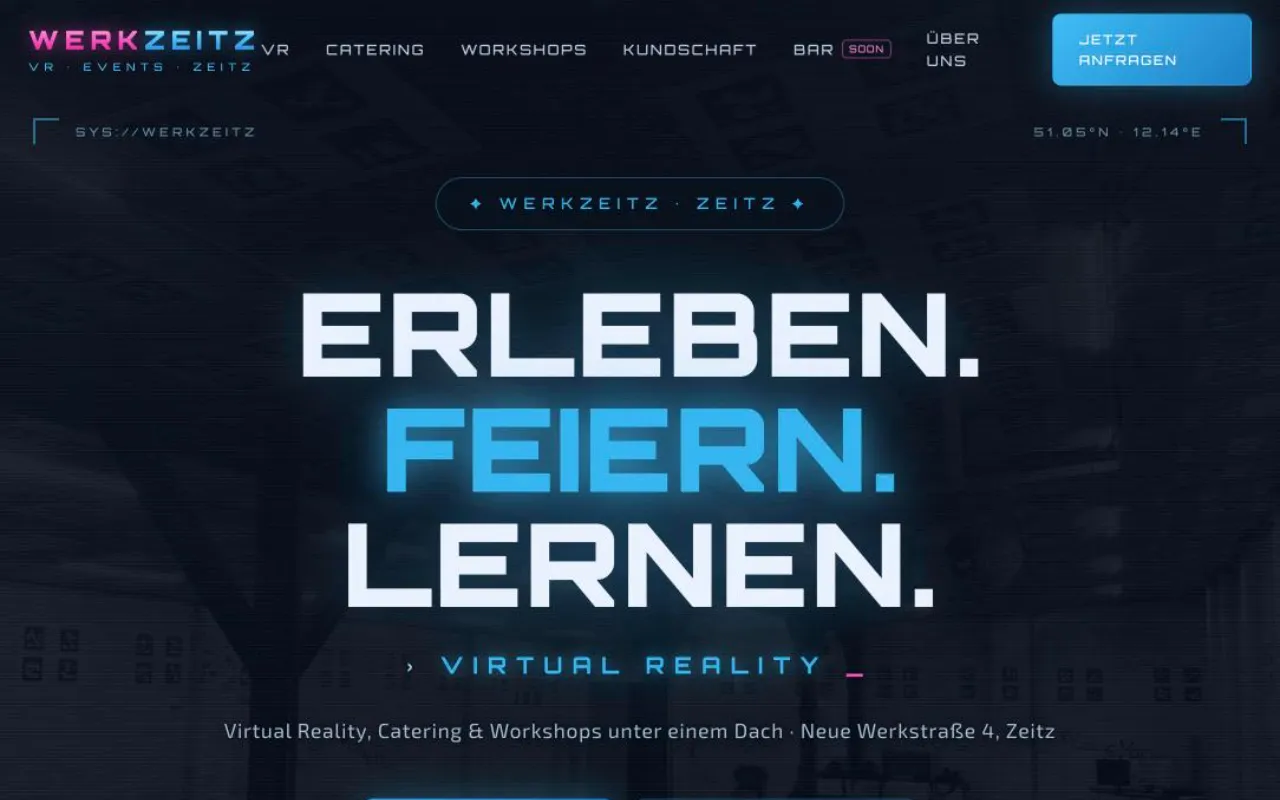 Website werkzeitz.de – umgesetzt von Picme Media